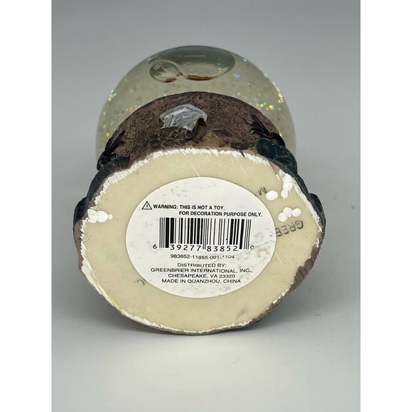 Pre-owned Greenbrier Small Halloween Glitter Water Globe Pumpkins EUC - Picture 6 of 8